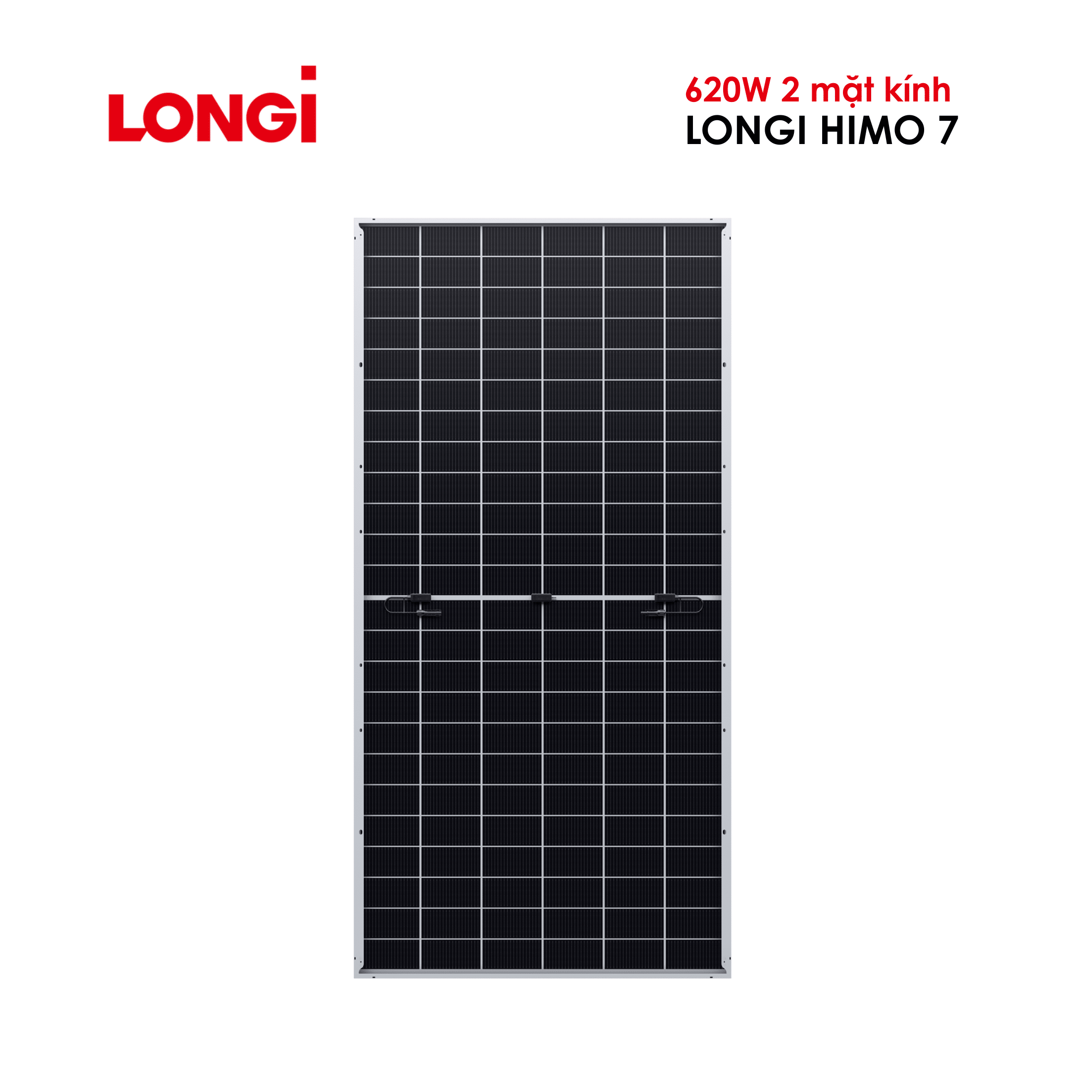 Tấm pin năng lượng mặt trời LONGi Hi‑MO 7 LR8‑66HGD‑620M