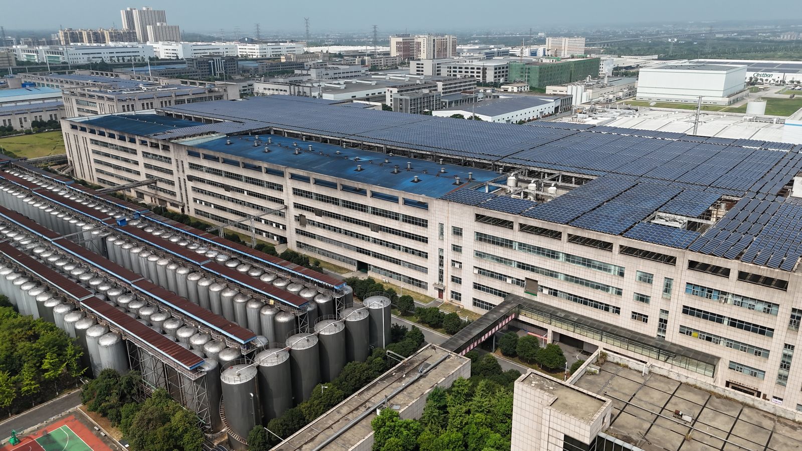Hệ thống điện mặt trời hòa lưới 74,4kWp cho nhà xưởng tại Bến Lức, Long An